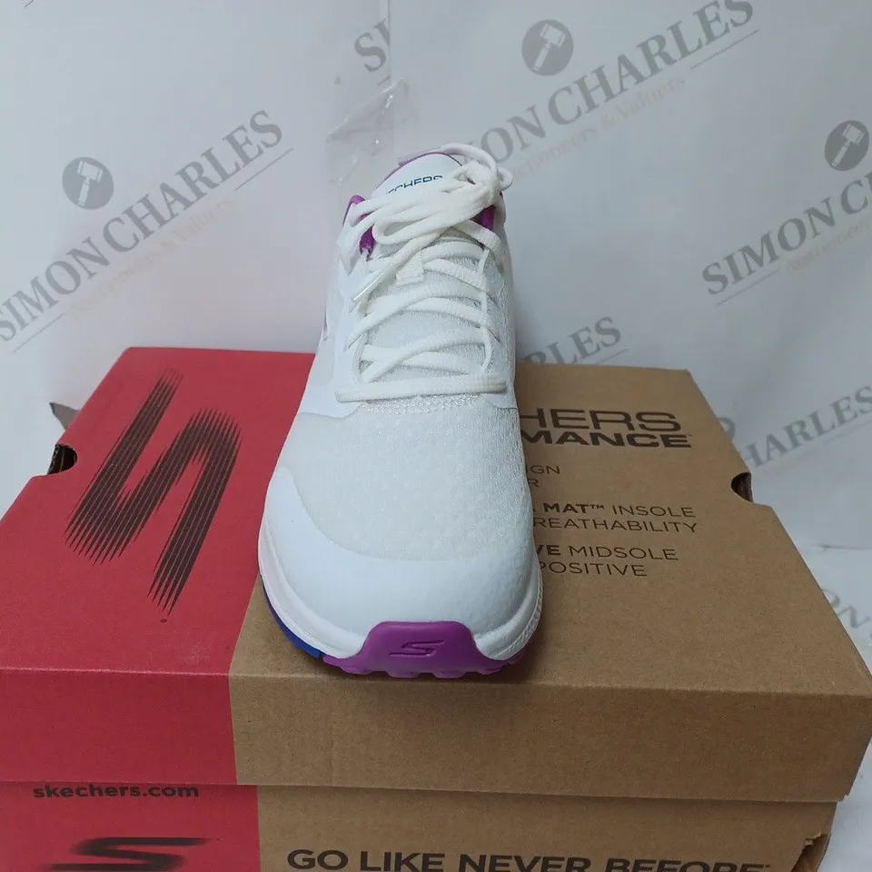 SKECHERS GO RUN TRAINERS WHITE SIZE 5.5