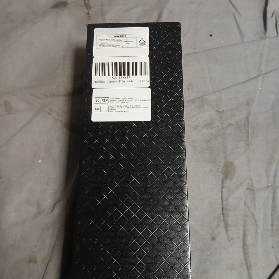 BOXED VIBRATING ANAL PLUG