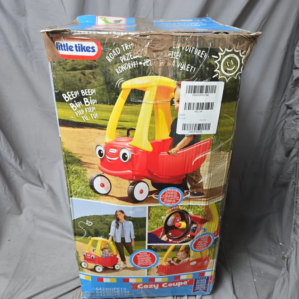 BOXED LITTLE TIKES COZY COUPE - COLLECTION ONLY
