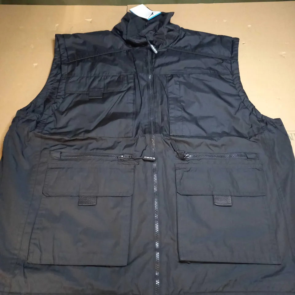 FORT WORKWEAR BOMBER JACKET IN BLACK - SIZE XL