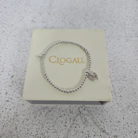 CLOGAU BEADED BRACELET WITH HEART CHARM