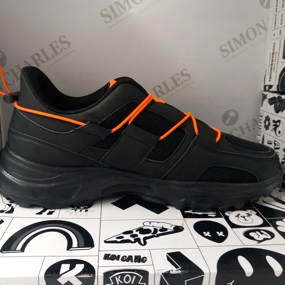 BRAND NEW BOXED PAIR OF KOI UNION ORANGE MEN'S VECTOR TRAINERS SIZE 9