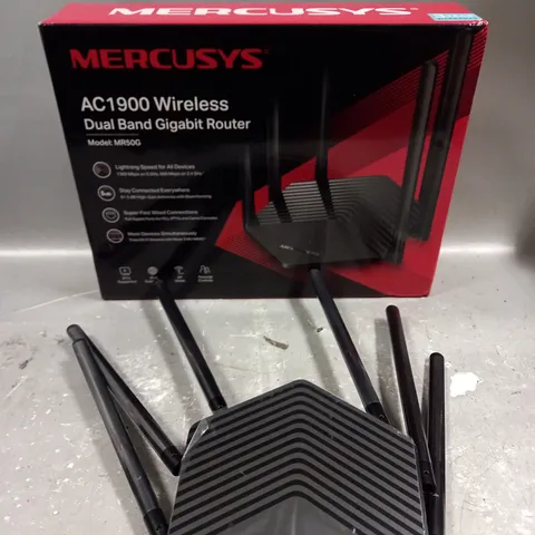 BOXED MERCUSYS AC1900 WIRELESS DUAL BAND GIGABIT ROUTER 