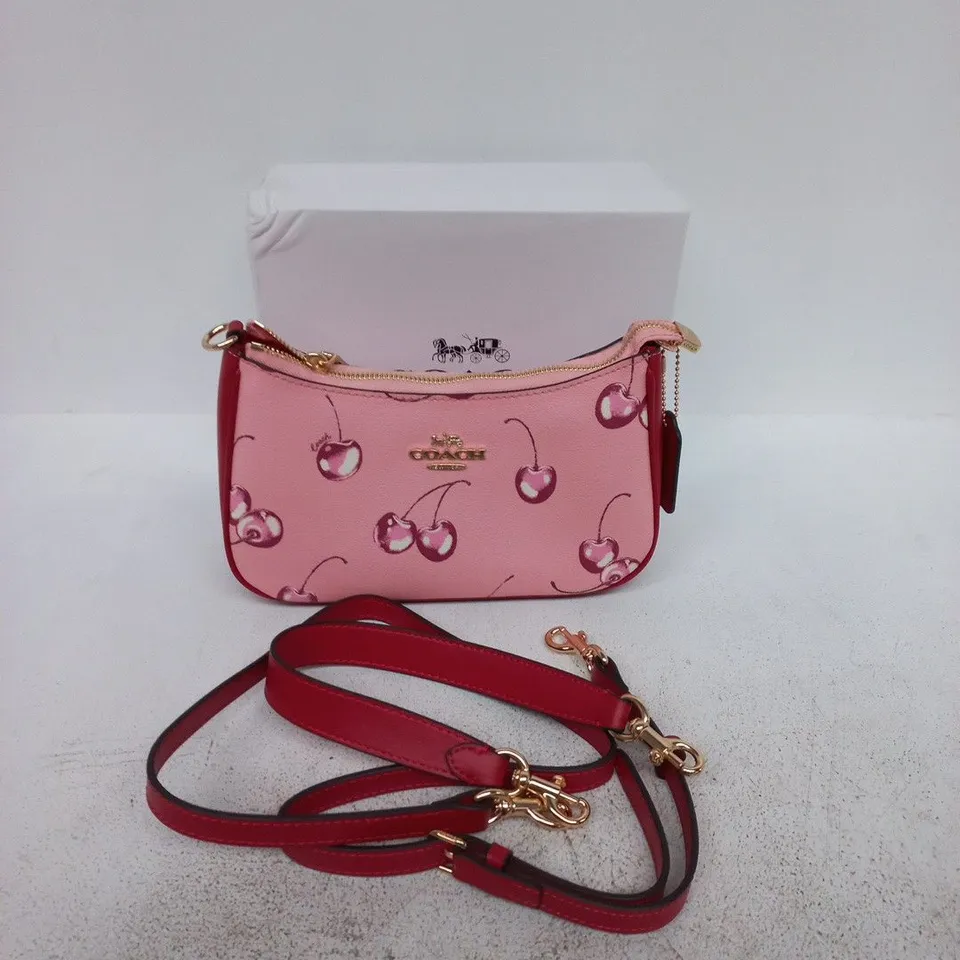 COACH PINK CHERRY PRINT CROSSBODY BAG – WOMEN’S ACCESSORIES