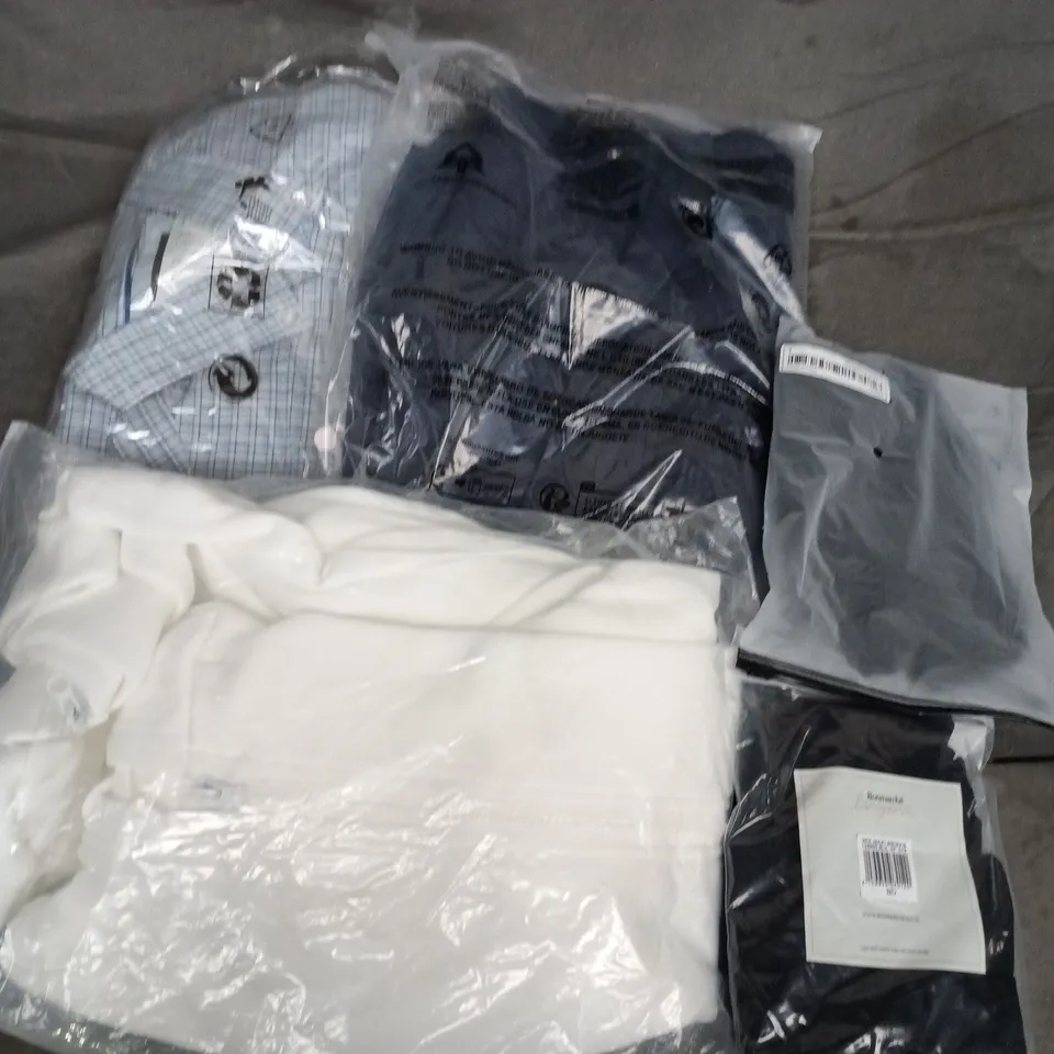 APPROXIMATELY 35 ASSORTED CLOTHING ITEMS IN VARIOUS SIZES, STYLES & COLOURS TO INCLUDE BRIEFS, TOPS, SHIRTS, ETC - COLLECTION ONLY