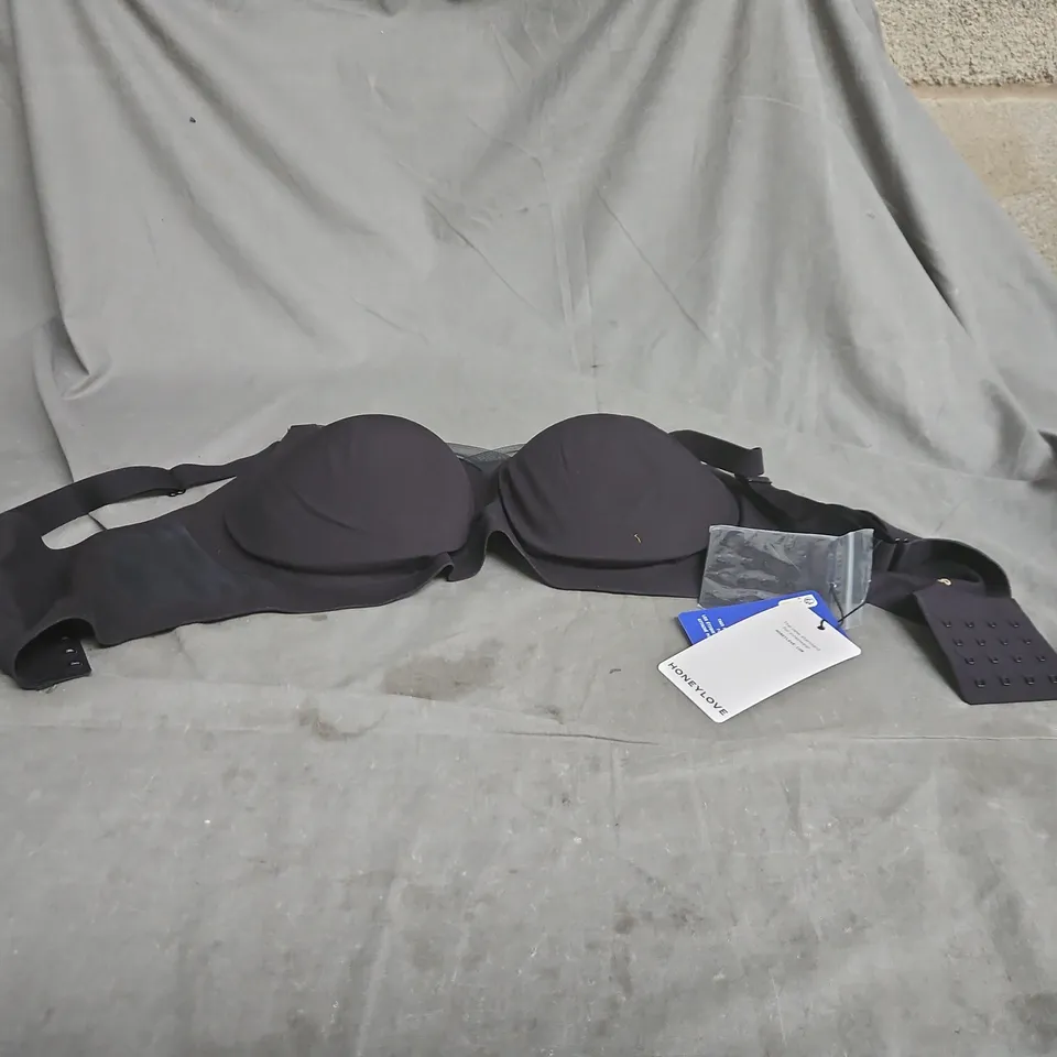 HONEYLOVE M++ BLACK PADDED BRA WITH TAGS