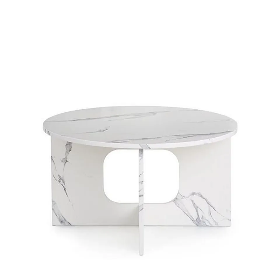 CELESTE COFFEE TABLE - WHITE - COLLECTION ONLY 