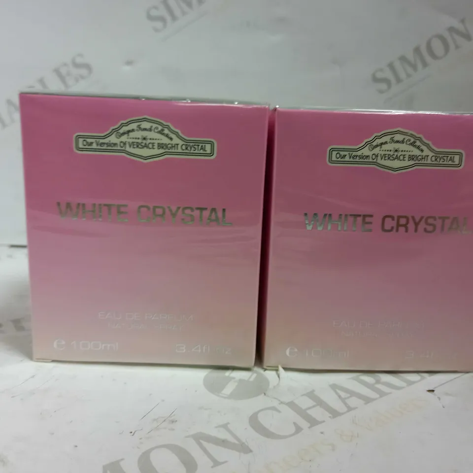 LOT OF 12 DFC WHITE CRYSTAL EDP 100ML