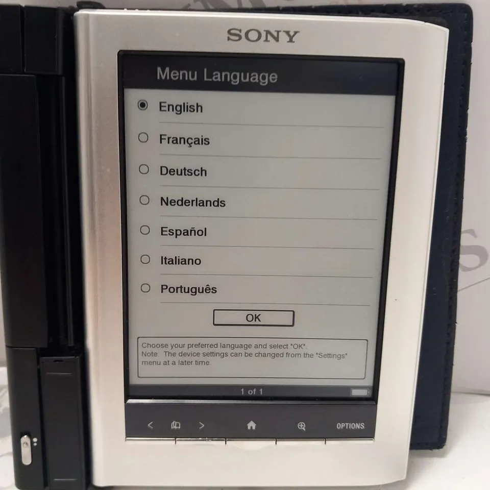 SONY READER DIGITAL BOOK READER