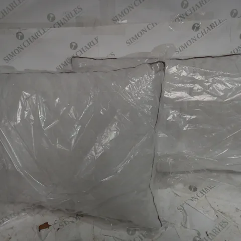 2 DUCK DOWN/DUCK FEATHER PILLOWS IN WHITE