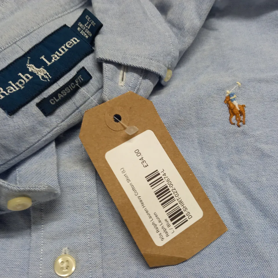 RALPH LAUREN 90'S HEAVY COTTON SHIRT - L