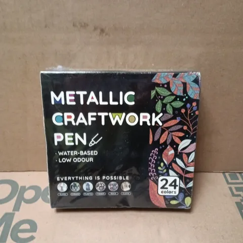 METALLIC CRAFTWORK PEN SET – 24 COLOURS