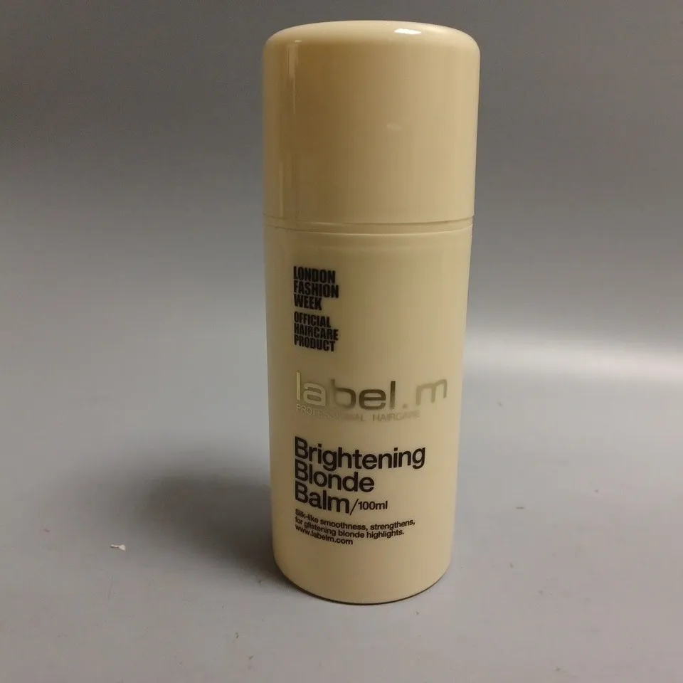 72 LABEL.M PROFESSIONAL HAIRCARE BRIGHTENING BLONDE BALM (72 x 100ml)