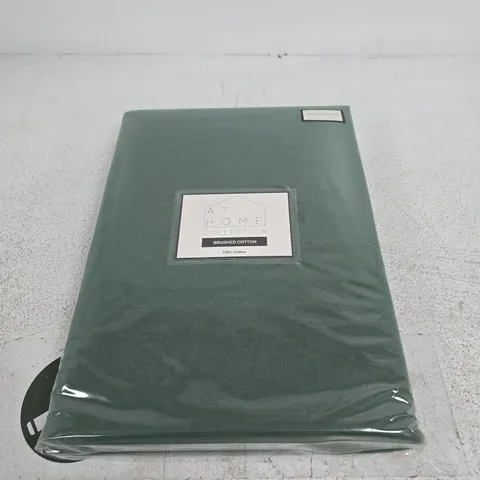 AT HOME COLLECTION SINGLE DUVET COVER – GREEN