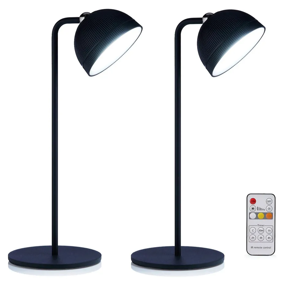 SIMPLI SET OF 2 INDOOR & OUTDOOR 4IN1 LAMPS SITH REMOTE SAGE