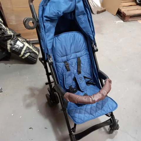 QUILTED NAVY MELANGE LIGHTWEIGHT STROLLER