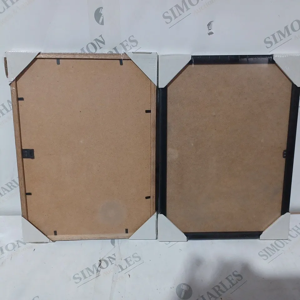 BOX OF APPROX 25 BLACK FRAMED PHOTO FRAMES - A4