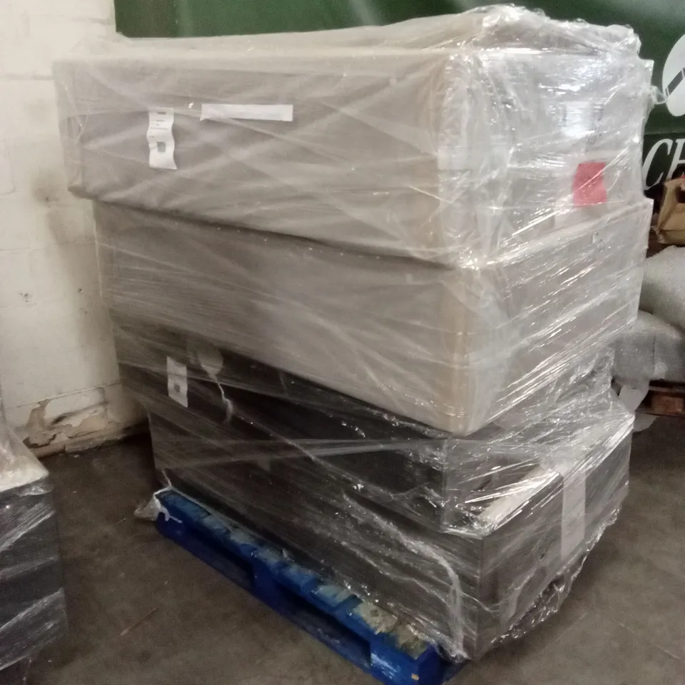 PALLET OF ASSORTED DESIGNER DIVAN BASES // SIZES AND CONDITIONS VARY