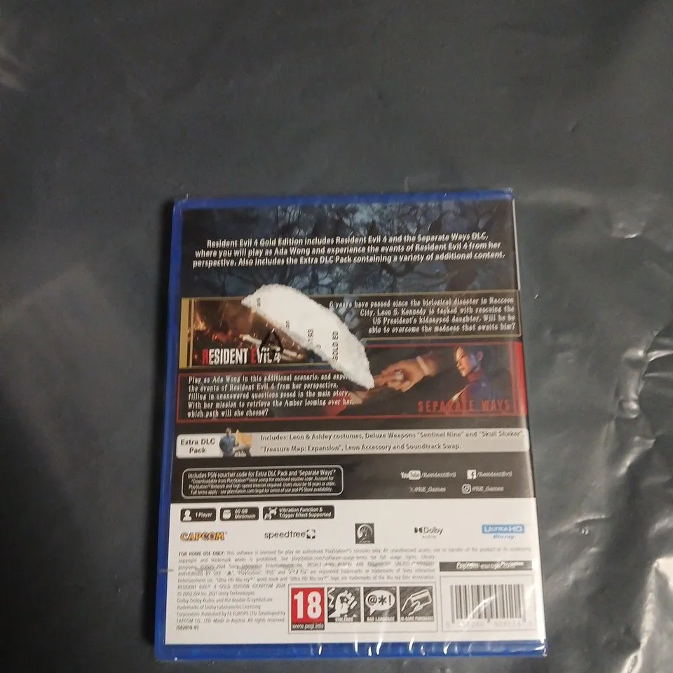 RESIDENT EVIL 4 GOLD EDITION (PS5) – SEALED
