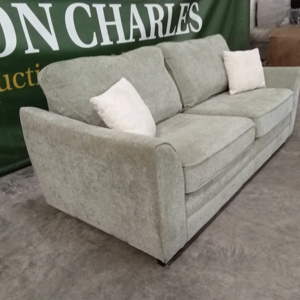 TRINITY FABRIC 3 SEATER SOFA - OLIVE RRP £1099