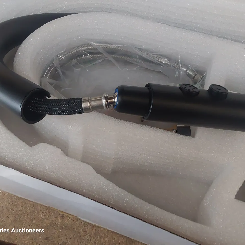 BOXED KITCHEN PULL OUT MIXER TAP MATT BLACK