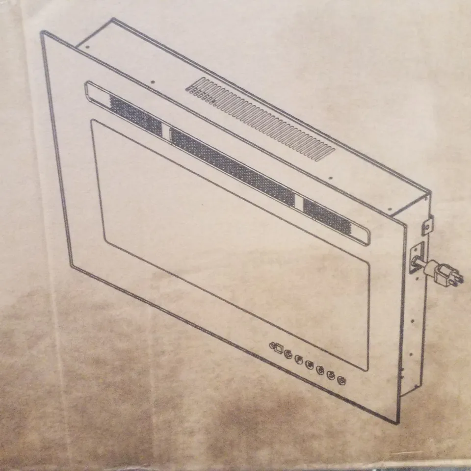 BOXED ELECTRIC FIREPLACE