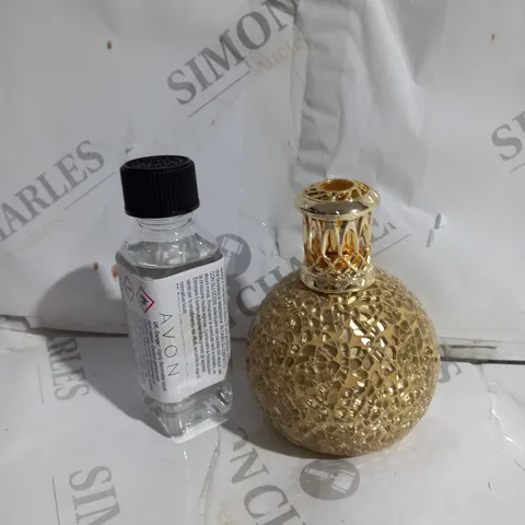 AVON GOLD SHIMMER FRAGRANCE LAMP