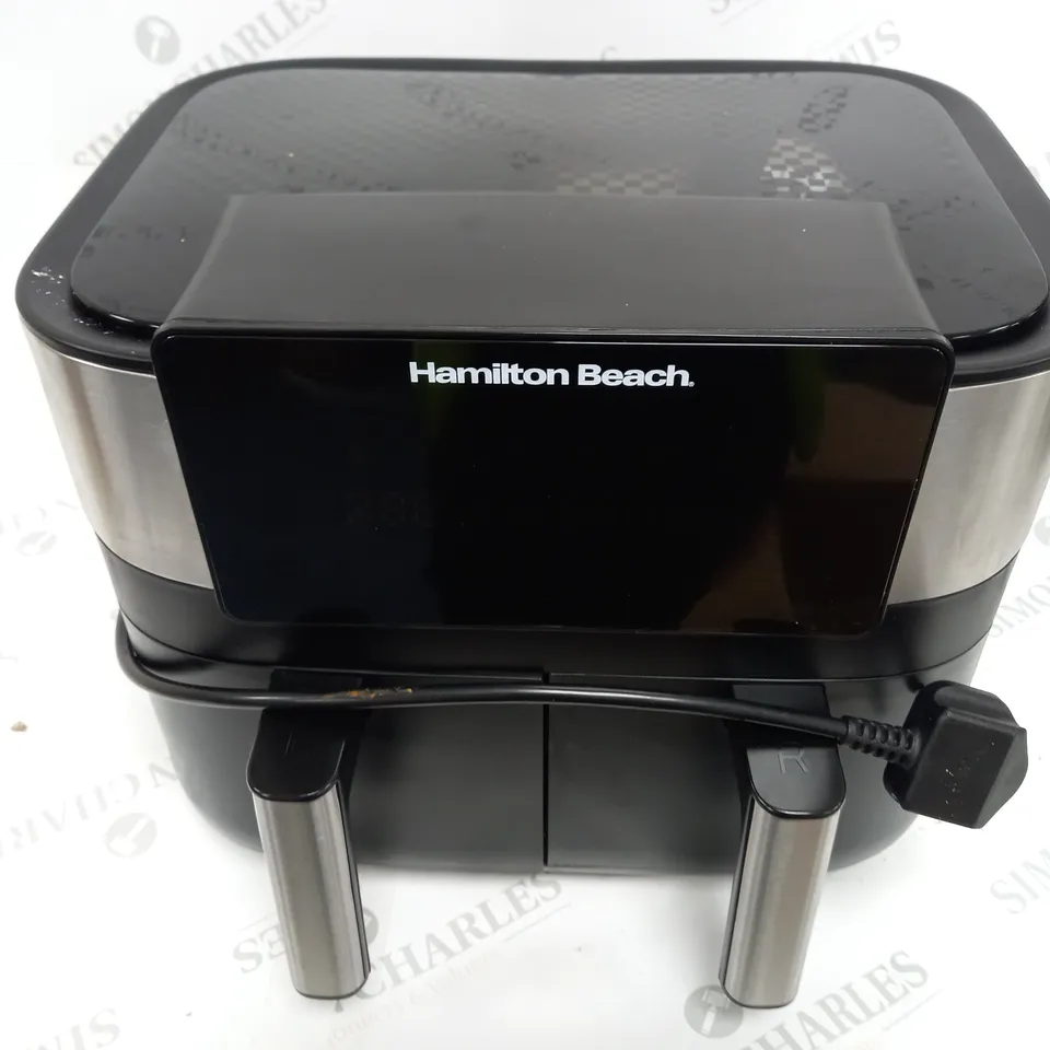BOXED HAMILTON BEACH HEALTHY COOK DUAL AIR FRYER