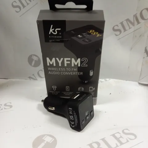 BOXED 20X  KITSOUND MYFM2 WIRELESS TO FM CONVERTOR 