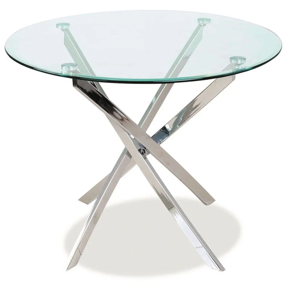 BOXED TWISTA DINING TABLE (INCOMPLETE MISSING 1 BOX)