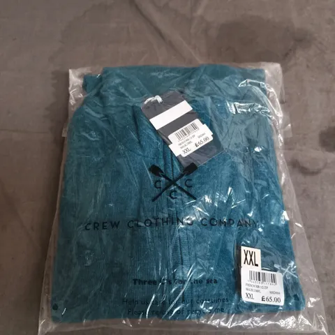 CREW CLOTHING COMPANY FRENCH RIB 1/2 ZIP TOP – XXL