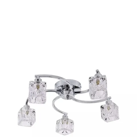 5 LIGHT ICEWW CUBE CEILING LIGHT 