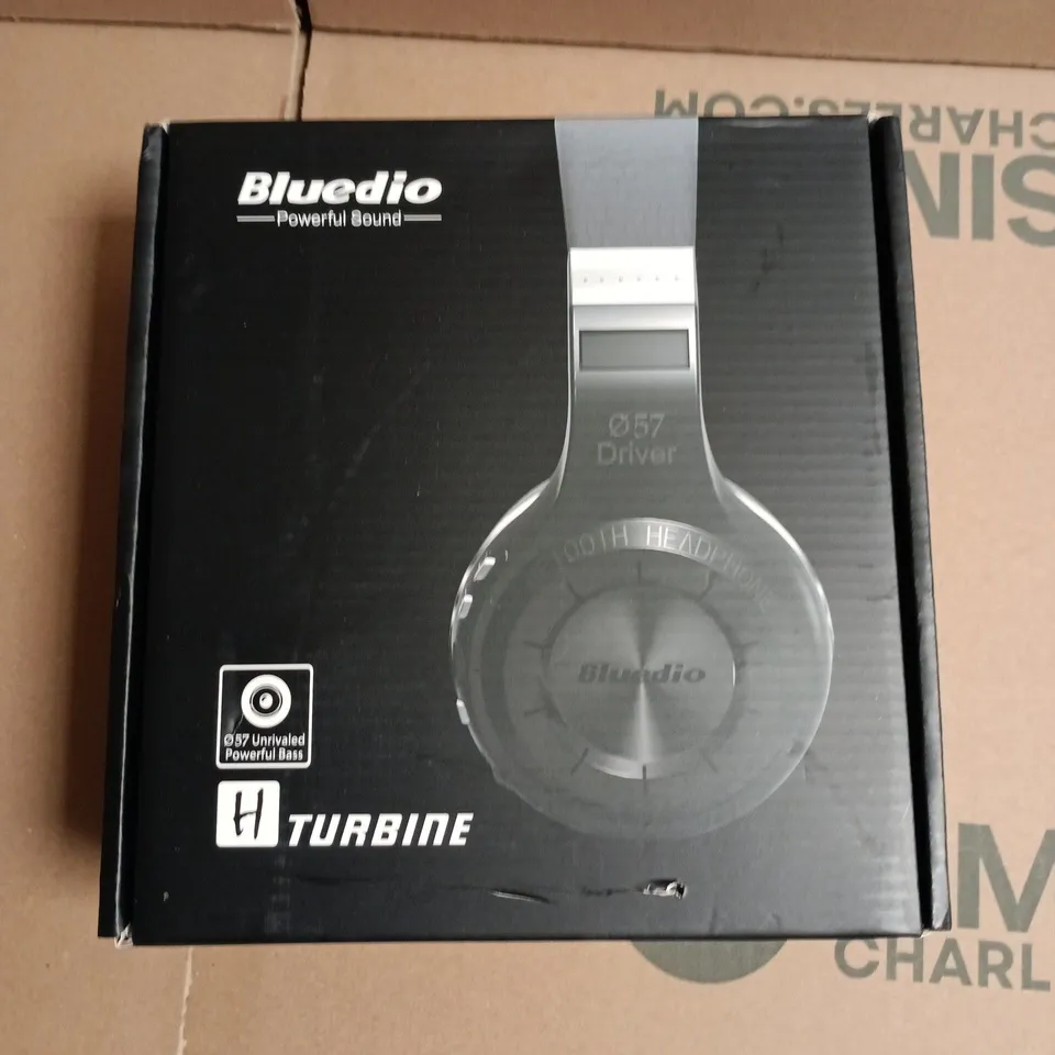 BLUEDIO TURBINE WIRELESS OVER-EAR HEADPHONES – WHITE (BOXED)