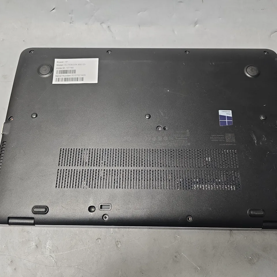 HP ELITEBOOK 850 G3 LAPTOP 