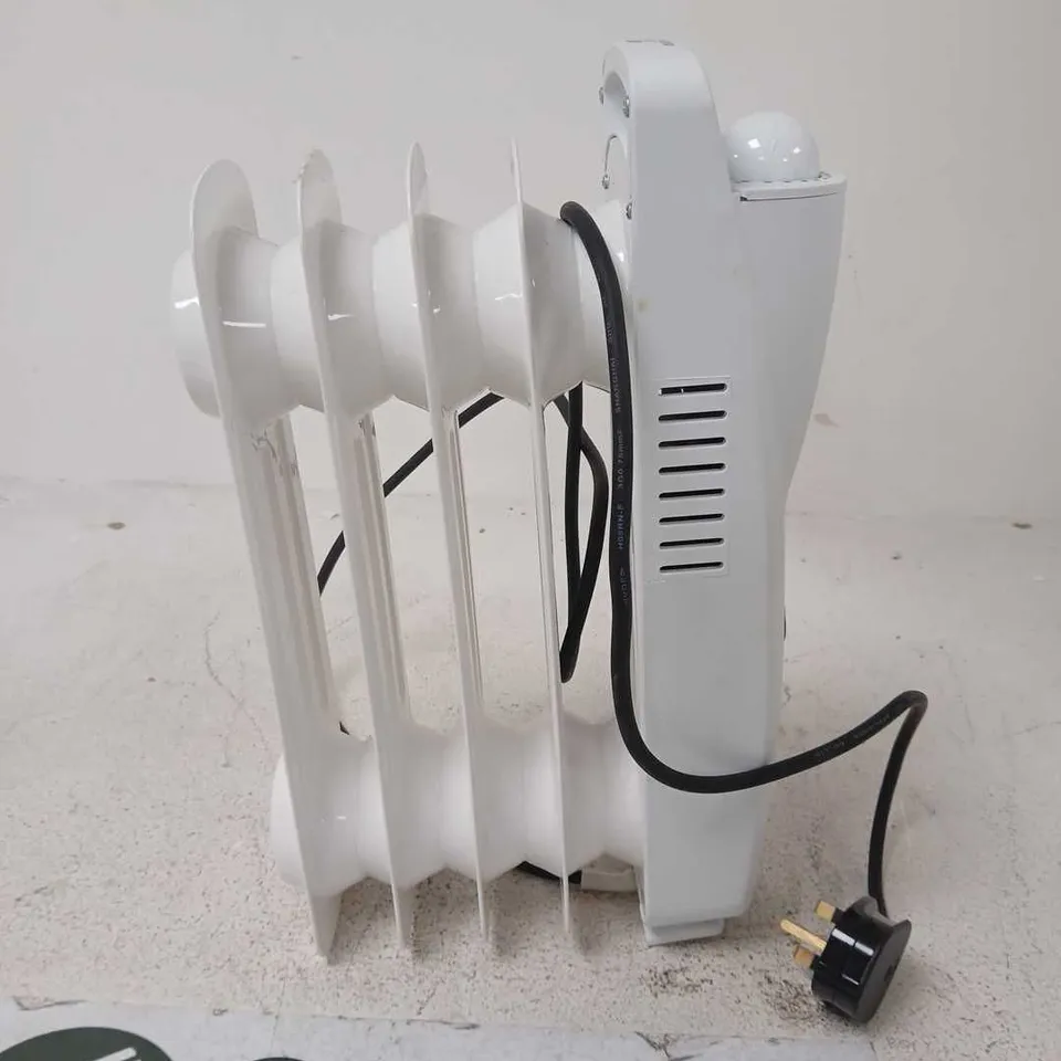 WHITE MINI OIL-FILLED RADIATOR, 500W