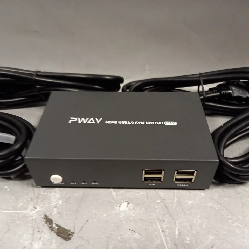 BOXED PWAY HDMI USB2.0 KVM 2-PORT SWITCH