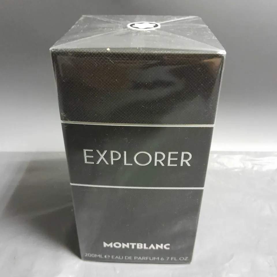 BOXED AND SEALED MONTBLANC EXPLORER EAU DE PARFUM 200ML