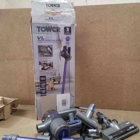 BOXED TOWER VL20 PERFORMANCE PET CORDED 3 IN 1 VACCUM 