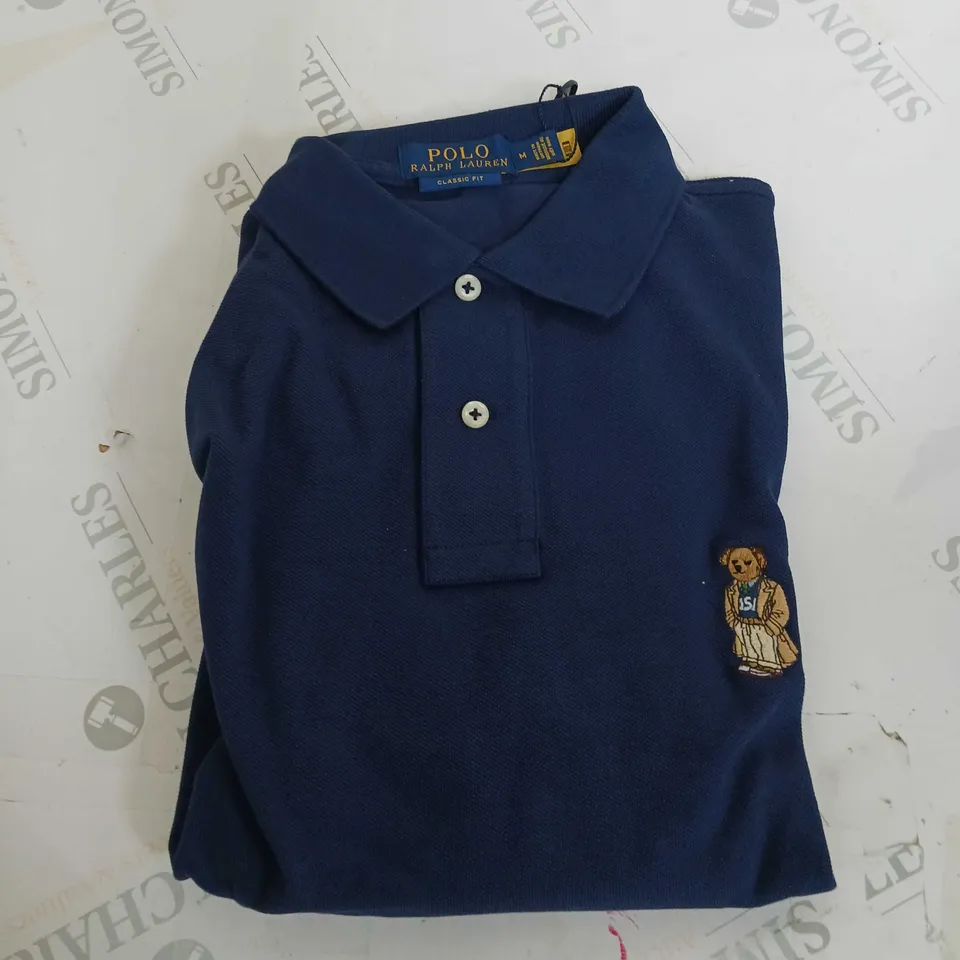 BOXED RALPH LAUREN CLASSIC FIT POLO SHIRT IN NAVY - M