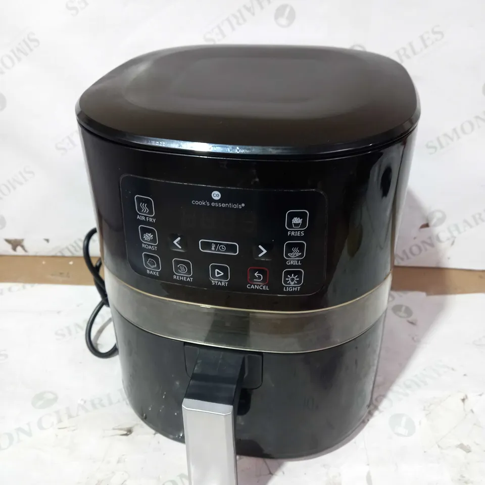 COOK'S ESSENTIALS 4.0L AIR FRYER - BLACK