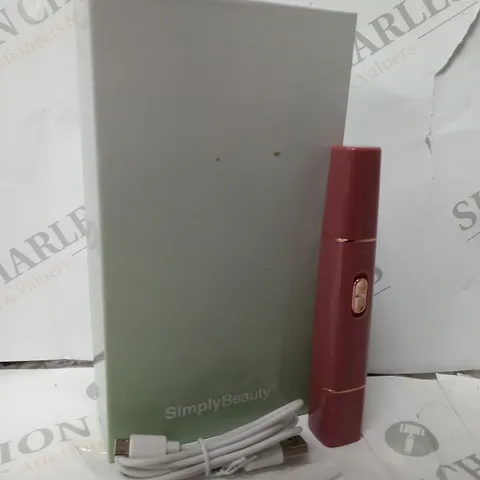 SIMPLY BEAUTY 2 IN 1 SUPER SMOOTH FACE & BROWS HAIR REMOVER SYSTEM PINK