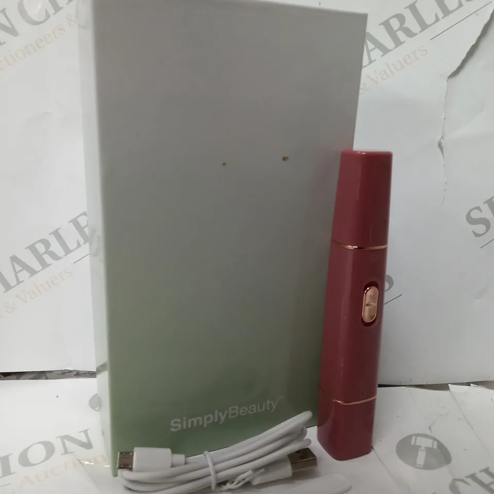 SIMPLY BEAUTY 2 IN 1 SUPER SMOOTH FACE & BROWS HAIR REMOVER SYSTEM PINK