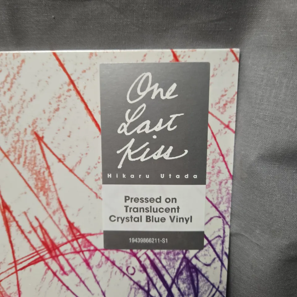 SEALED HIKARU UTADA – ONE LAST KISS (CRYSTAL BLUE VINYL, TRANSLUCENT)