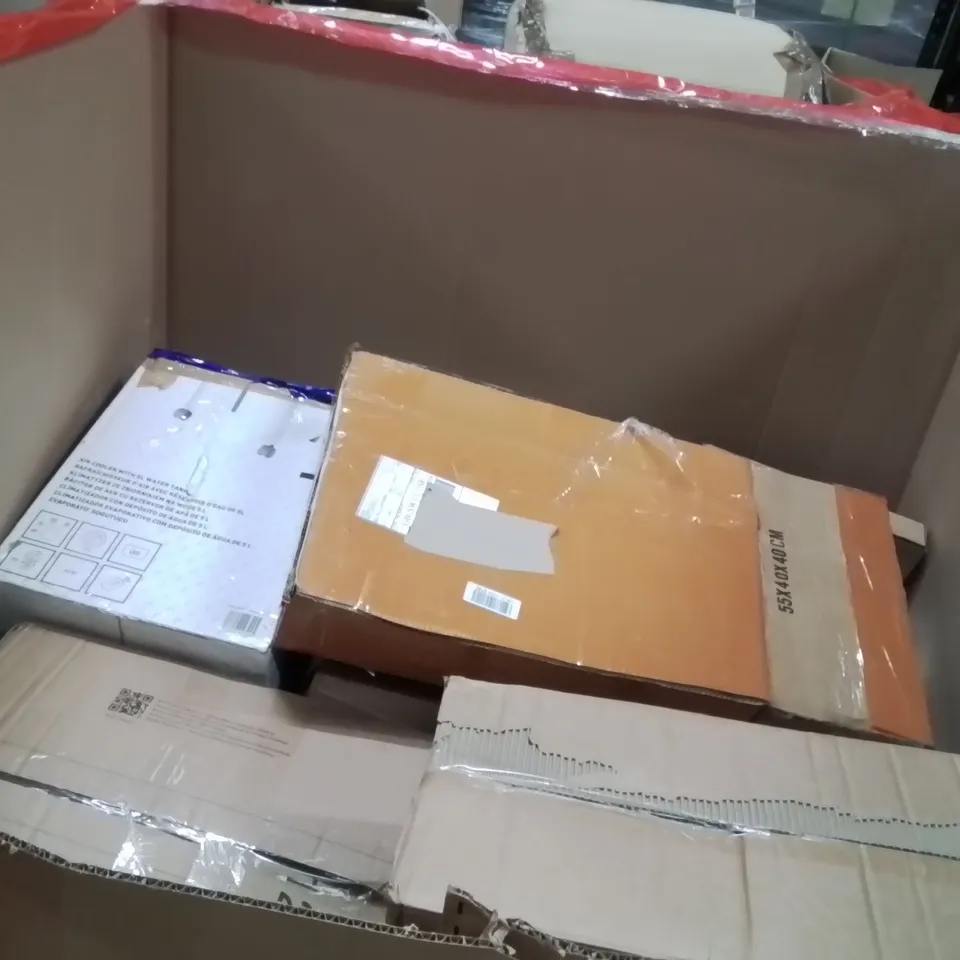 PALLET OF ASSORTED HOUSEHOLD GOODS AND PRODUCTS TO INCLUDE;TOILET SEAT,SLEEPING BAG,SCOOTER 