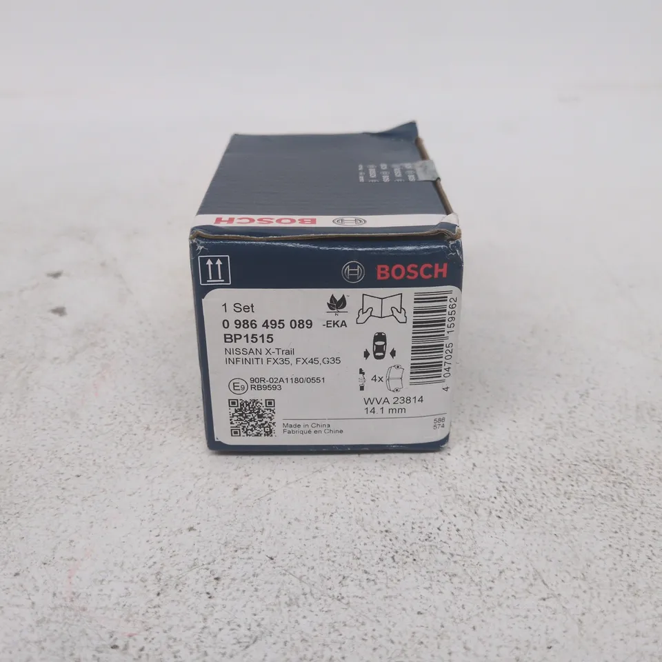 BOSCH BRAKE PADS BP1515 FOR NISSAN X-TRAIL / INFINITI FX35, FX45, G35 – 1 SET