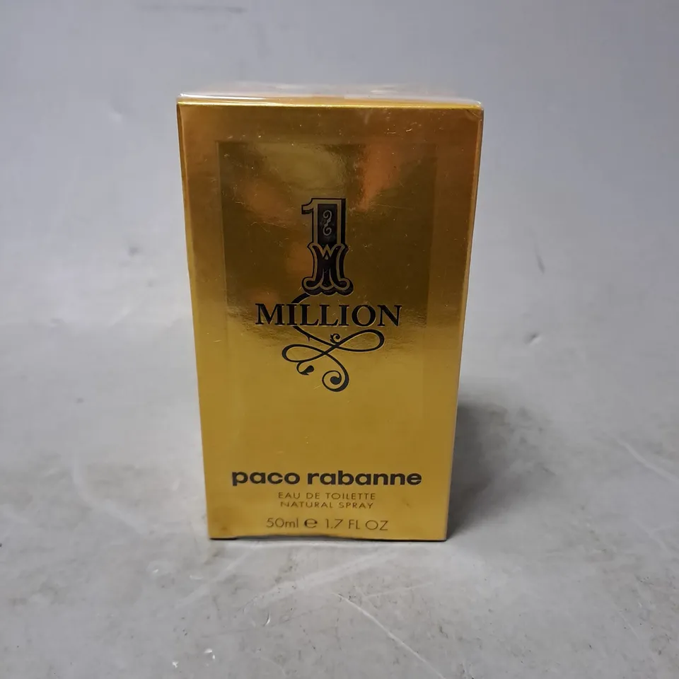 BOXED AND SEALED PACO RABANNE 1 MILLION EAU DE TOILETTE 50ML