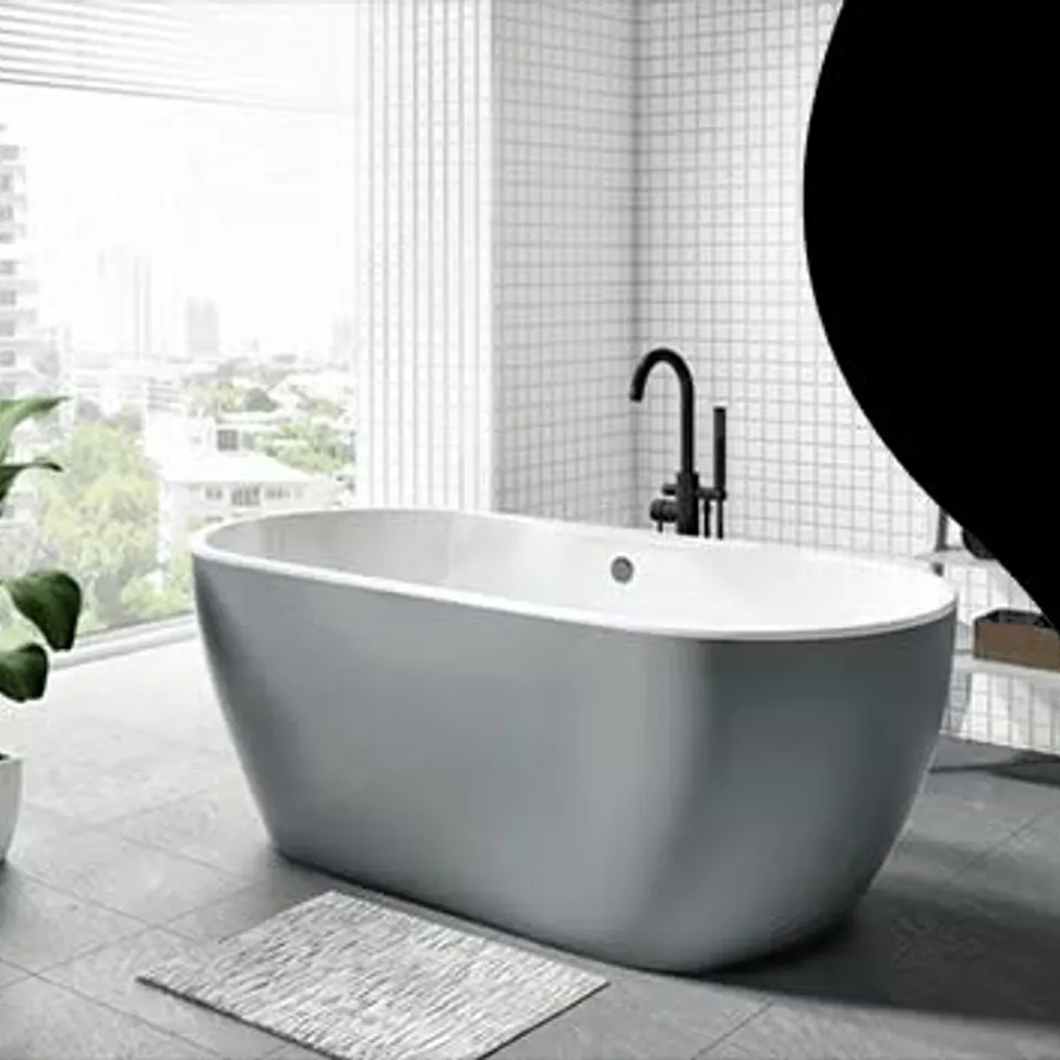 BOXED AQUALAVO 90MM TRAY WASTE COVER GRILL IN BRUSHED BRASS