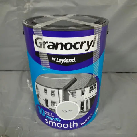 GRANOCRYL SMOOTH MASONARY - GREY SKIES - 5L - COLLECTION ONLY