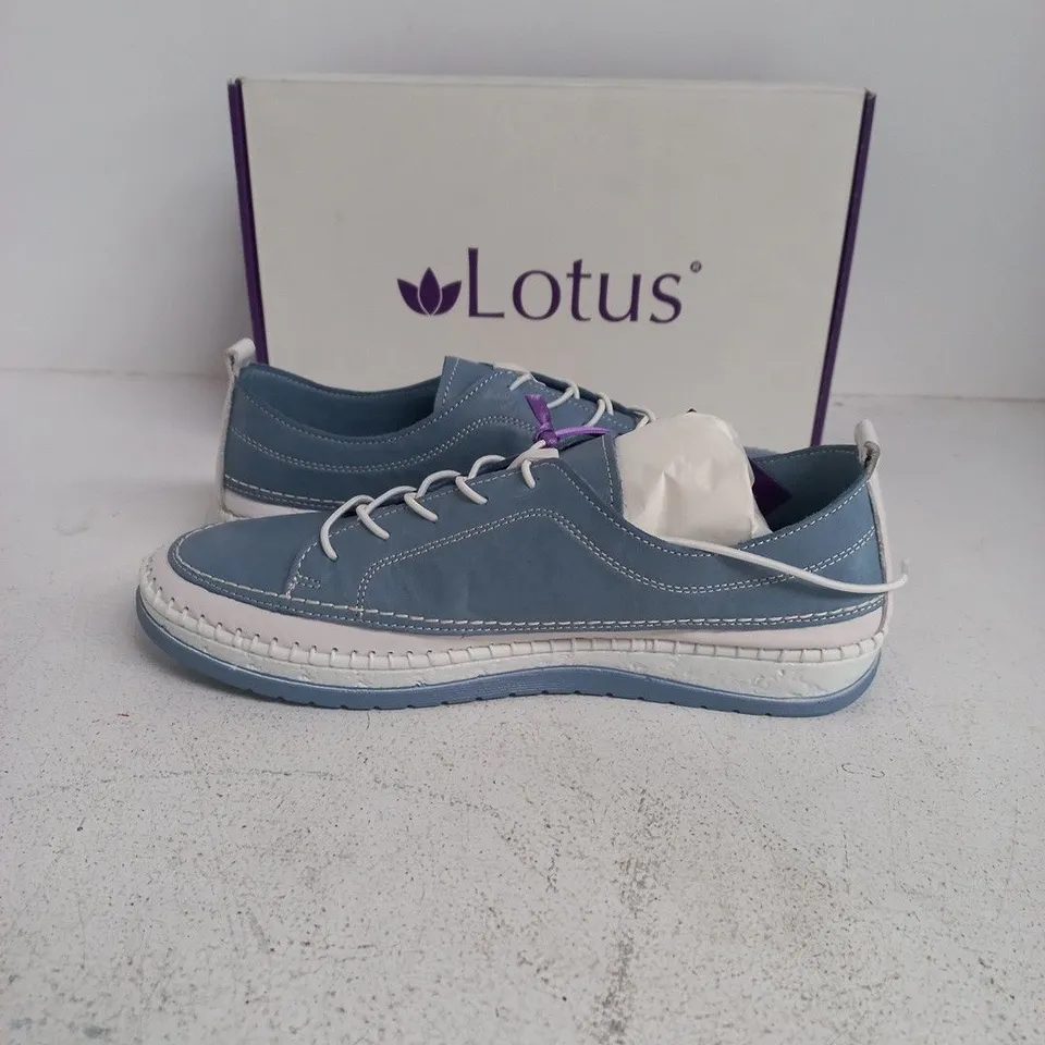 LOTUS BLUE LEATHER SHOES – WOMEN'S, UK 6.5 (EU 39) – BOXED