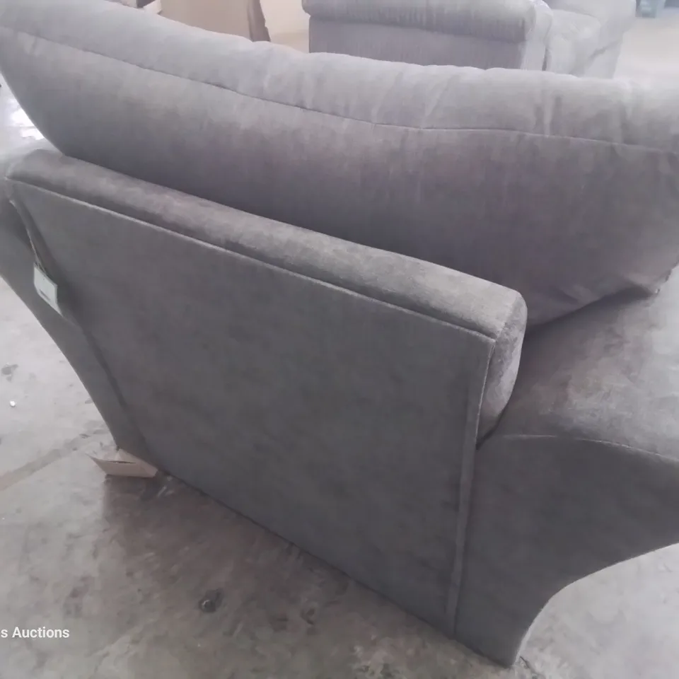 DESIGNER DURY EASY CHAIR GREY FABRIC